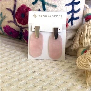 Kendra Scott Aragon silver drop earrings